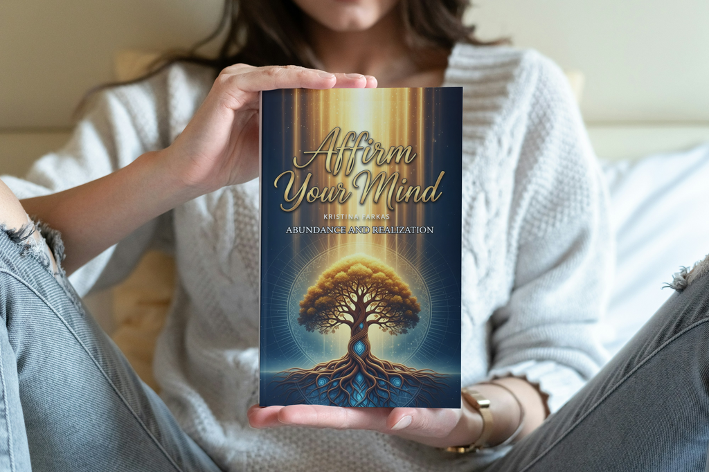 Affirm Your Mind. Abundance and Realization: A guide to align your energy with abundance and elevate your vibration. Personal growth and spiritual guide in English, 160 pages.