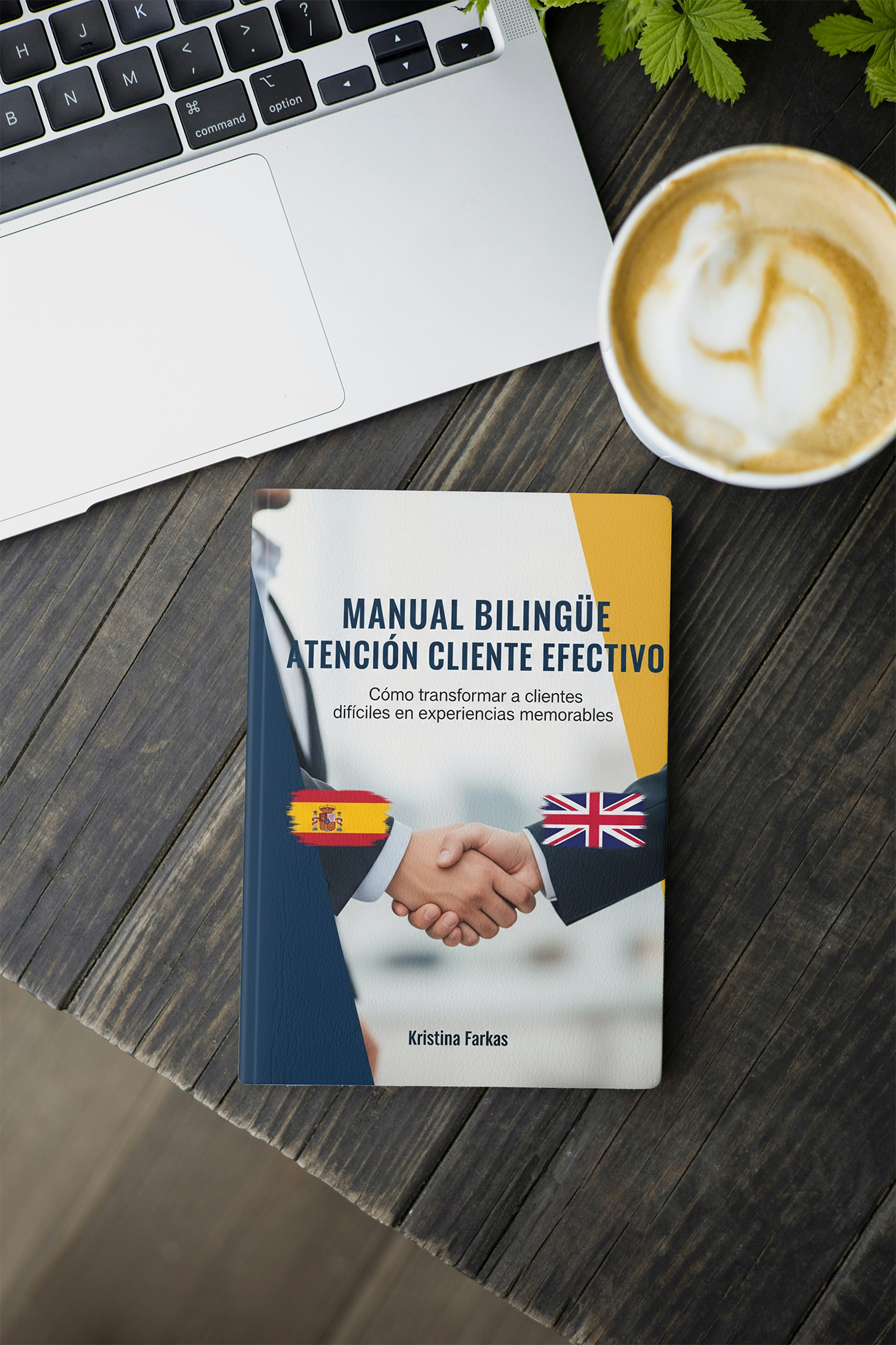 Manual atención al cliente: Cómo transformar clientes difíciles. Libro bilingüe (español-inglés) con ejercicios y vocabulario para profesionales. 360 páginas.