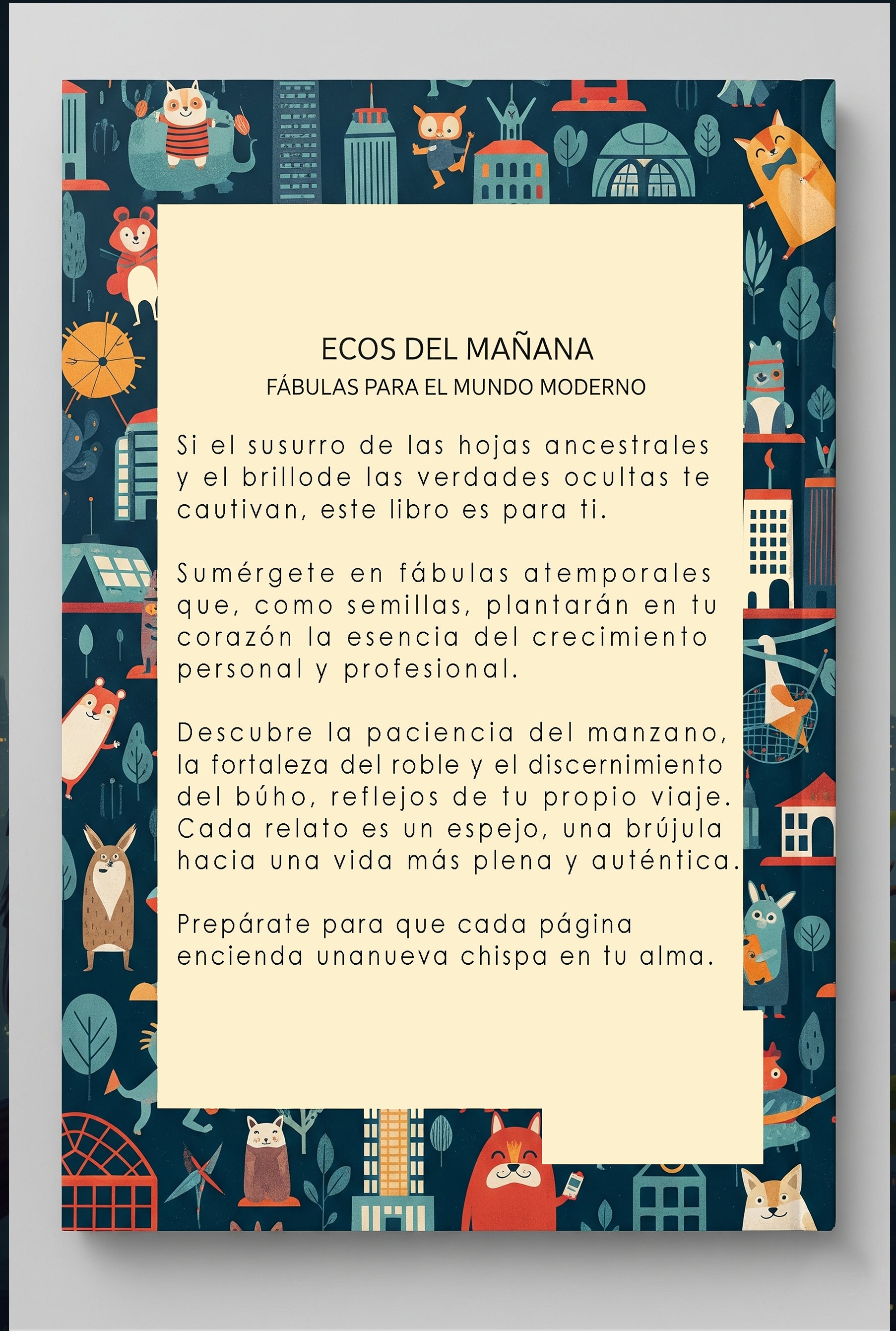 Ecos de mañana: Fábulas para el mundo moderno: Colección de fábulas para crecimiento personal. Libro de autoayuda de 300 páginas.