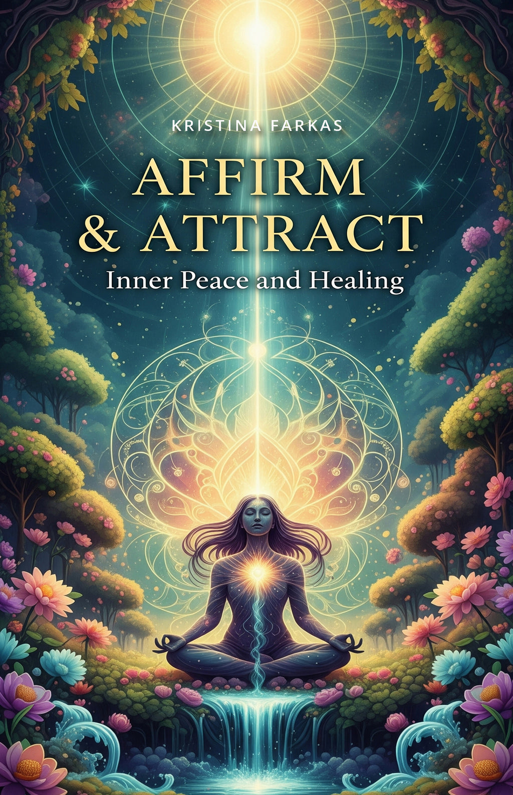 Affirm & Attract. Inner Peace and Healing: Affirmations for health, clarity, and meditation. Self-help guide in English focused on inner peace, 180 pages.